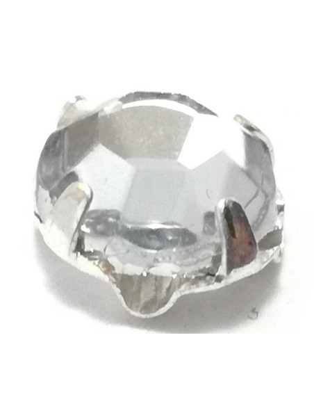 Rosetta Mc Crystal ss 16 (mm 4,00) Crystal-Nickel - 48PZ - Pietre da cucire con castone