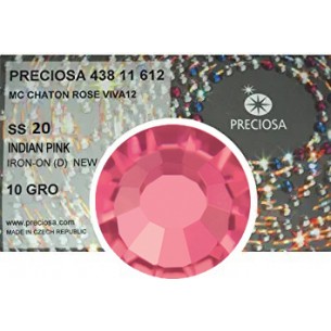 Preciosa Strass Rhinestones  Termoadesivi Hotfix ss 20 Indian Pink - 1440 pz