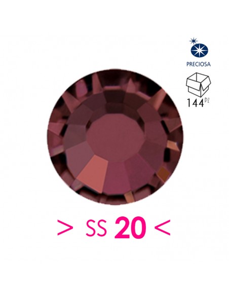 Rhinestones Preciosa Hotfix ss 20 Burgundy - 144 pcs Rhinestones Preciosa Hotfix ss 20 Burgundy - 144 pcs