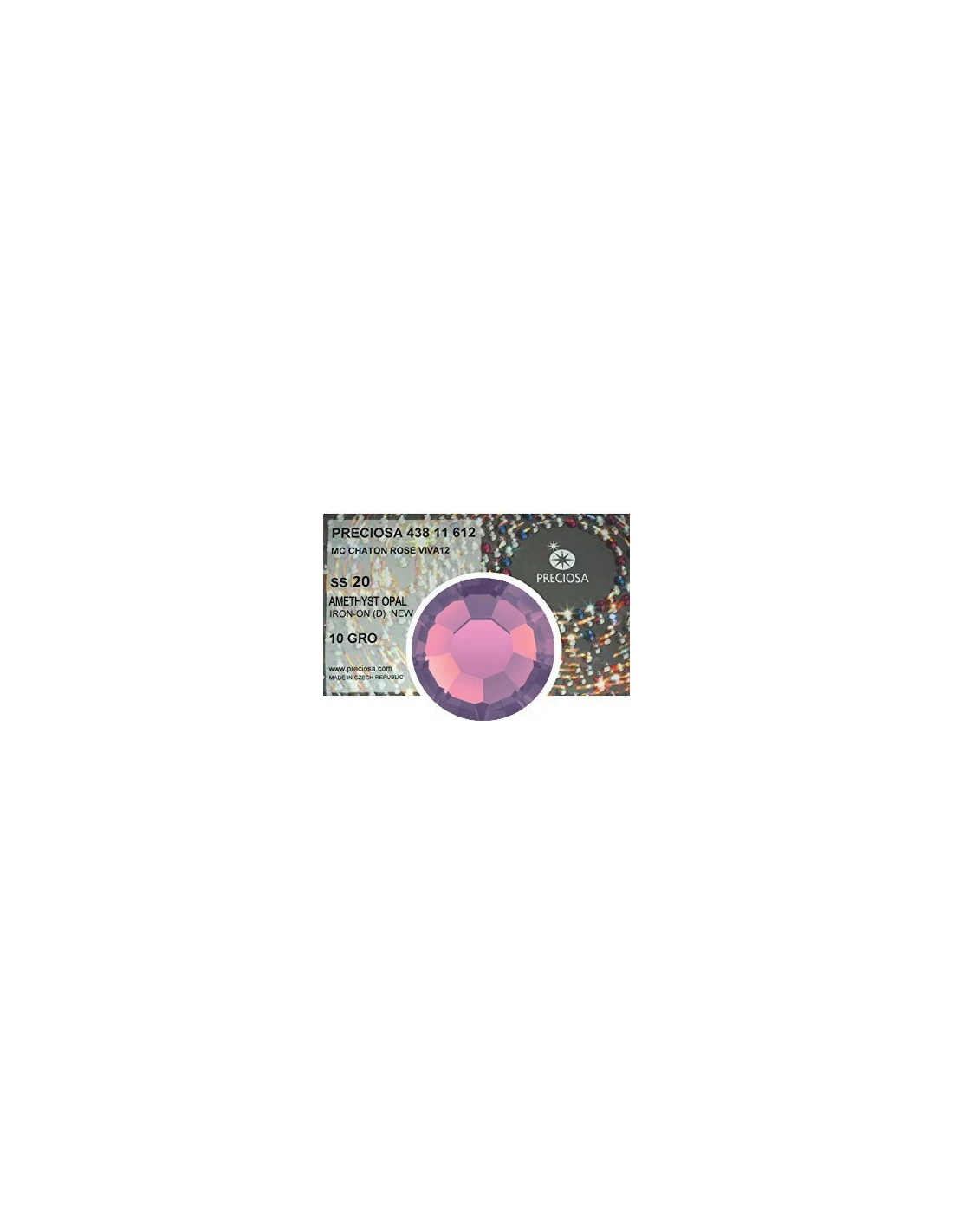 Preciosa Rhinestones Hotfix ss 20 Amethyst Opal - 1440 pcs