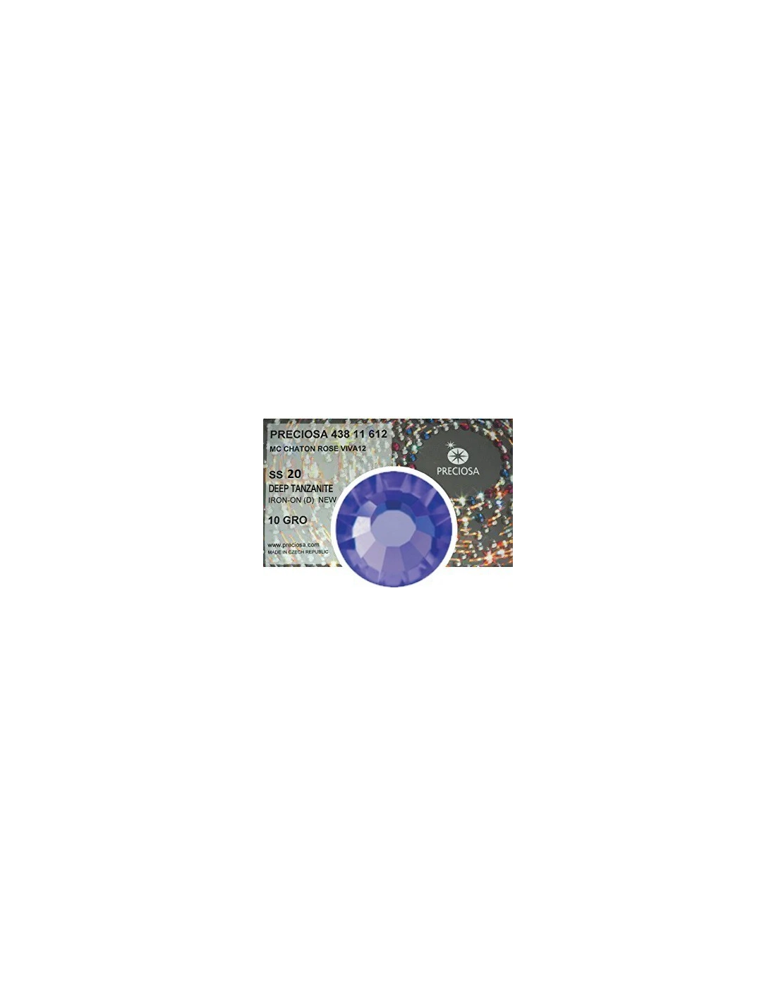 Preciosa Rhinestones Hotfix ss 20 Deep Tanzanite - 1440 pcs