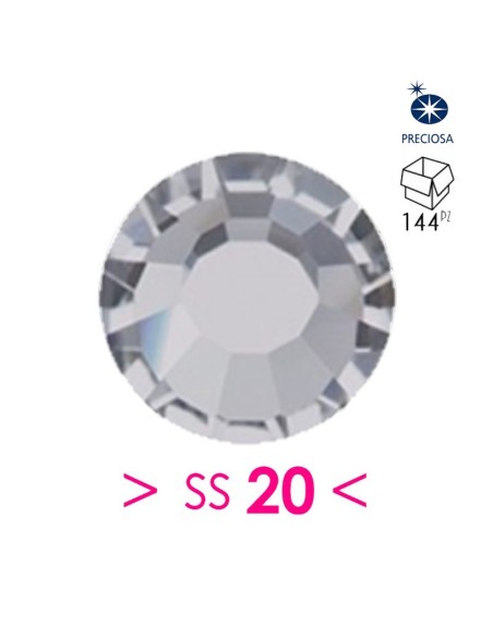 Rhinestones Preciosa  Hotfix ss 20 Fuchsia - 144 pcs - Hotfix Strass