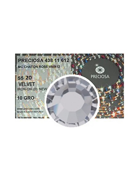 Preciosa Rhinestones Hotfix ss 20 Velvet - 1440 pcs Preciosa Rhinestones Hotfix ss 20 Velvet - 1440 pcs