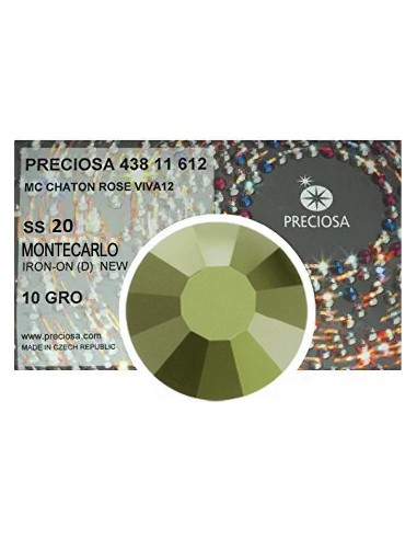 Preciosa Rhinestones Hotfix ss 20 Montecarlo  - 1440 pcs