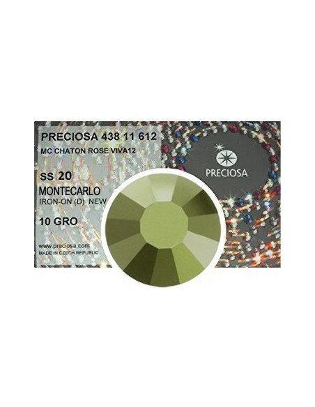 Preciosa Strass Termoadesivi ss 20 Montecarlo - 1440 pz