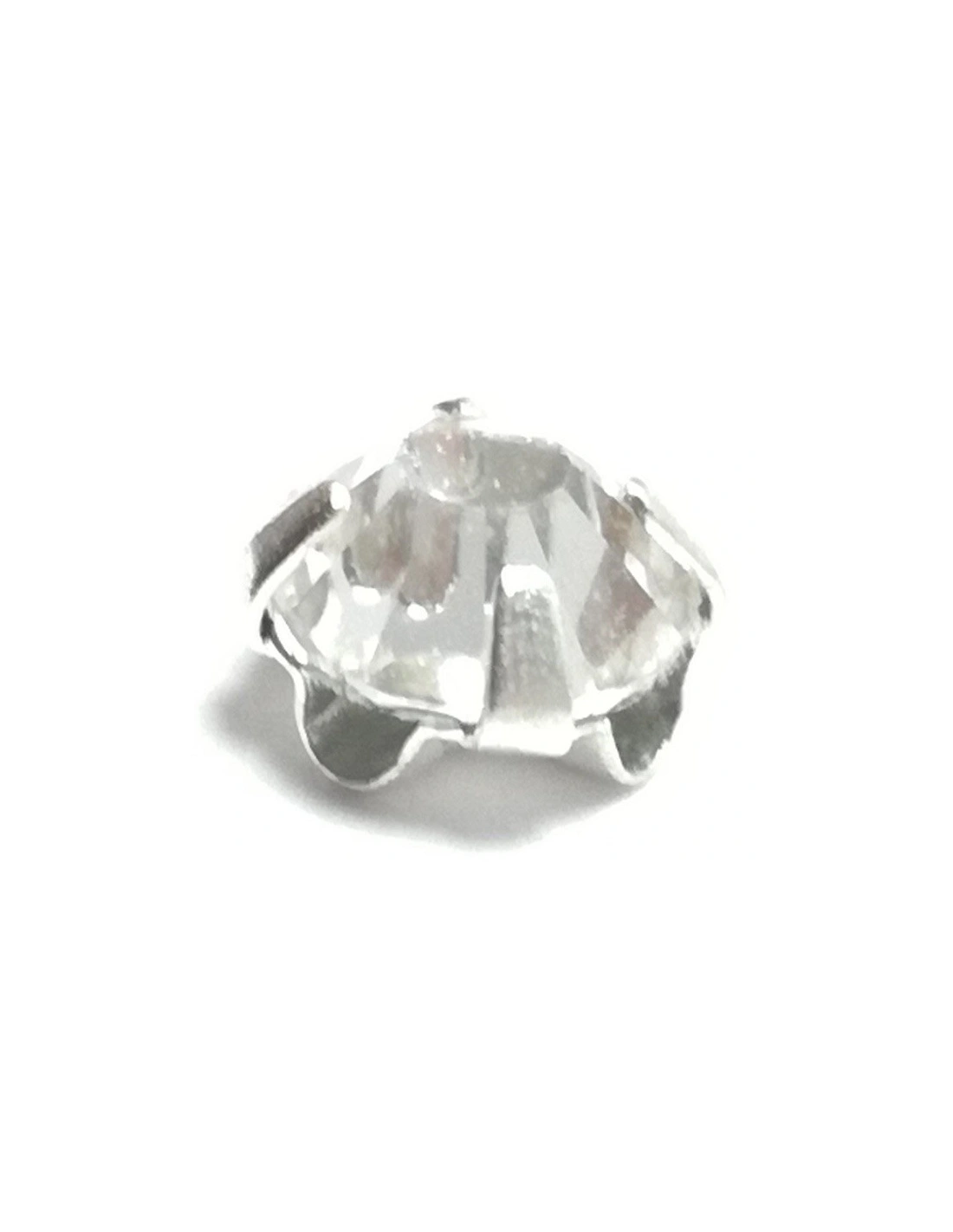 Rosetta Preciosa ss 16 (mm 4,00) Crystal-Silver - Pacco 144PZ - Stones to be sewn with setting