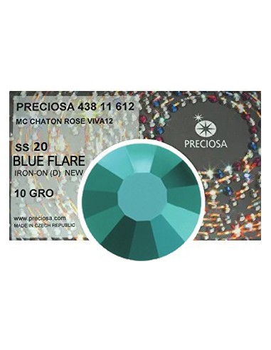 Preciosa Strass Termoadesivi ss 20 Blue Flare - 1440 pz