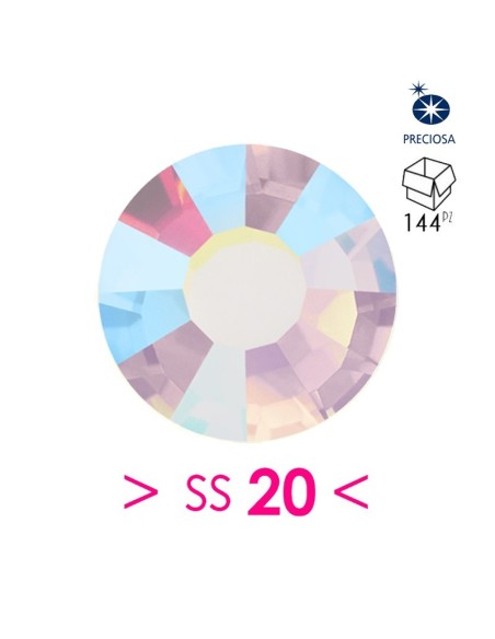 Rhinestones Preciosa  Hotfix ss 20 Fuchsia - 144 pcs - Hotfix Strass