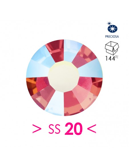 Rhinestones Preciosa  Hotfix ss 20 Indian Pink AB - 144 pcs Rhinestones Preciosa  Hotfix ss 20 Indian Pink AB - 144 pcs