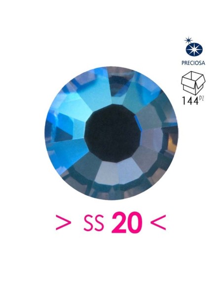 Rhinestones Preciosa  Hotfix ss 20 Tanzanite AB - 144 pcs