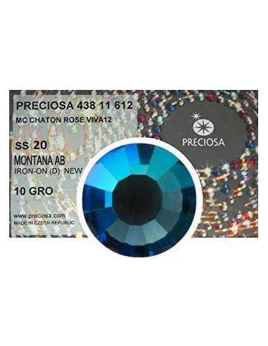 Preciosa Rhinestones Hotfix ss 20 Montana AB - 1440 pcs