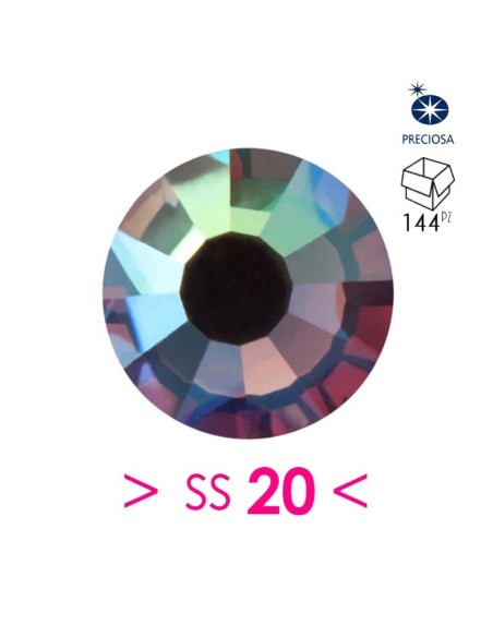 Rhinestones Preciosa  Hotfix ss 20 Fuchsia - 144 pcs - Hotfix Strass