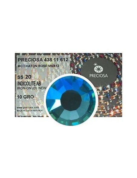 Preciosa Rhinestones Hotfix ss 20 Indicolite AB - 1440 pcs