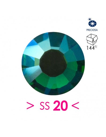 Preciosa Strass Rhiestones  Termoadesivi Hotfix  ss 20 Emerald AB - 144PZ