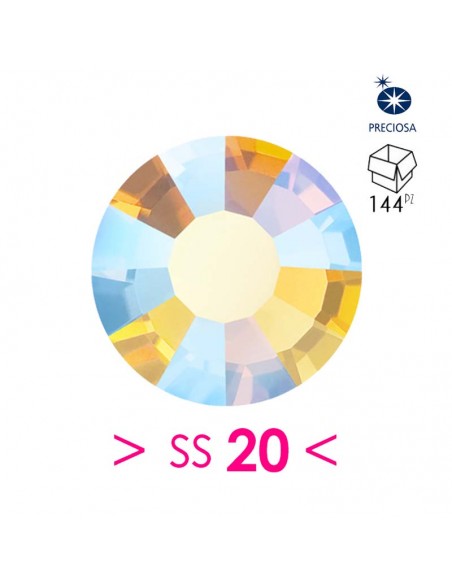 Rhinestones Preciosa  Hotfix ss 20 Light Colorado Topaz AB - 144 pcs Rhinestones Preciosa  Hotfix ss 20 Light Colorado Topaz AB - 144 pcs