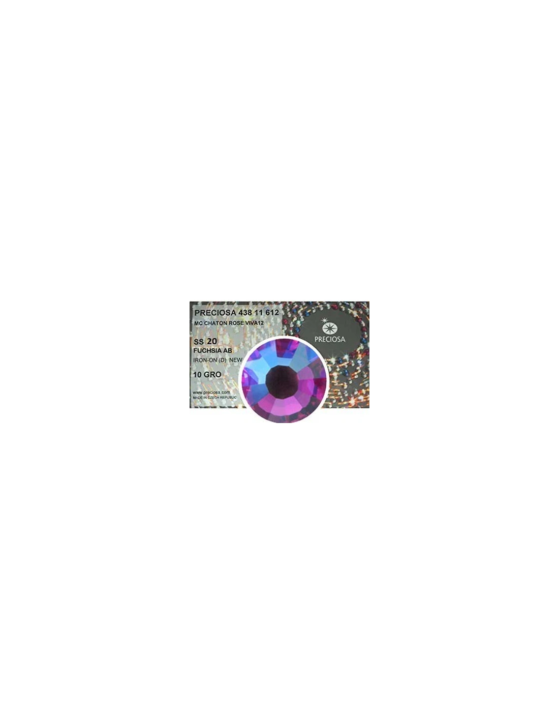 Preciosa StrassRhinestones  Termoadesivi Hotfix ss 20 Fuchsia AB - 1440 pz