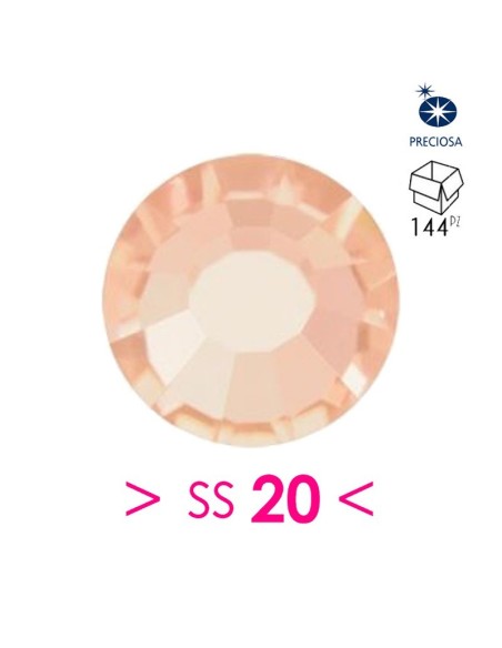 Strass Preciosa Termoadesivo ss 20 Lt. Peach - 144PZ Rhinestones Hotfix