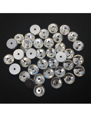 Pietra da Cucire in Cristallo GT Crystal Loch Rose mm 4 Crystal - 144PZ