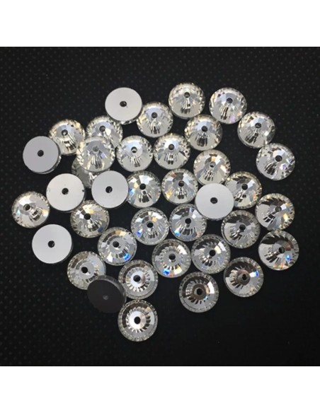 Loch Rose mm 5 Crystal - 144PCS - Stone to be sewn all crystal