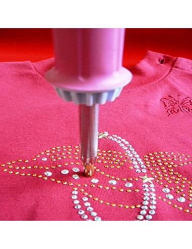 applicazione Rhinestones Hotfix Strass GT Crystal Termoadesivo ss 30 Amethyst - 144PZ applicazione Rhinestones Hotfix Strass GT Crystal Termoadesivo ss 30 Amethyst - 144PZ
