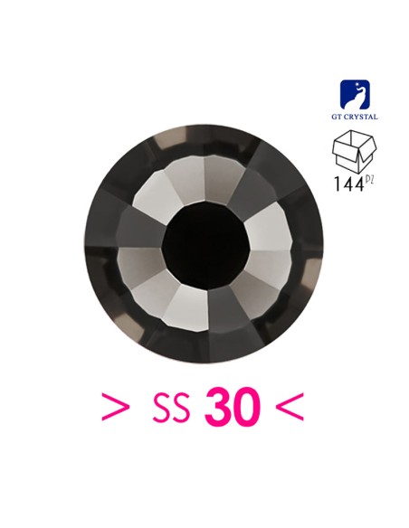 Strass Rhinestones  GT Crystal Termoadesivi Hotfix  ss 30 Black Diamond - 144PZ Strass Rhinestones  GT Crystal Termoadesivi Hotfix  ss 30 Black Diamond - 144PZ