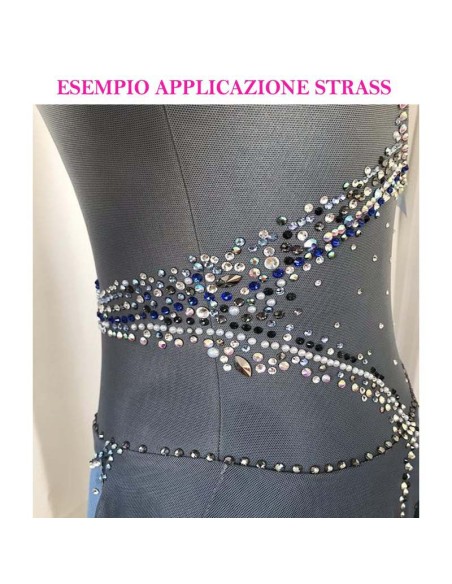 Strass Rhinestones  GT Crystal Termoadesivi Hotfix  ss 30 Black Diamond - 144PZ Strass Rhinestones  GT Crystal Termoadesivi Hotfix  ss 30 Black Diamond - 144PZ