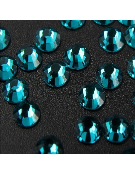 Strass GT Crystal Termoadesivo ss 30 blu zircon  - 144PZ Rhinestones Hotfix