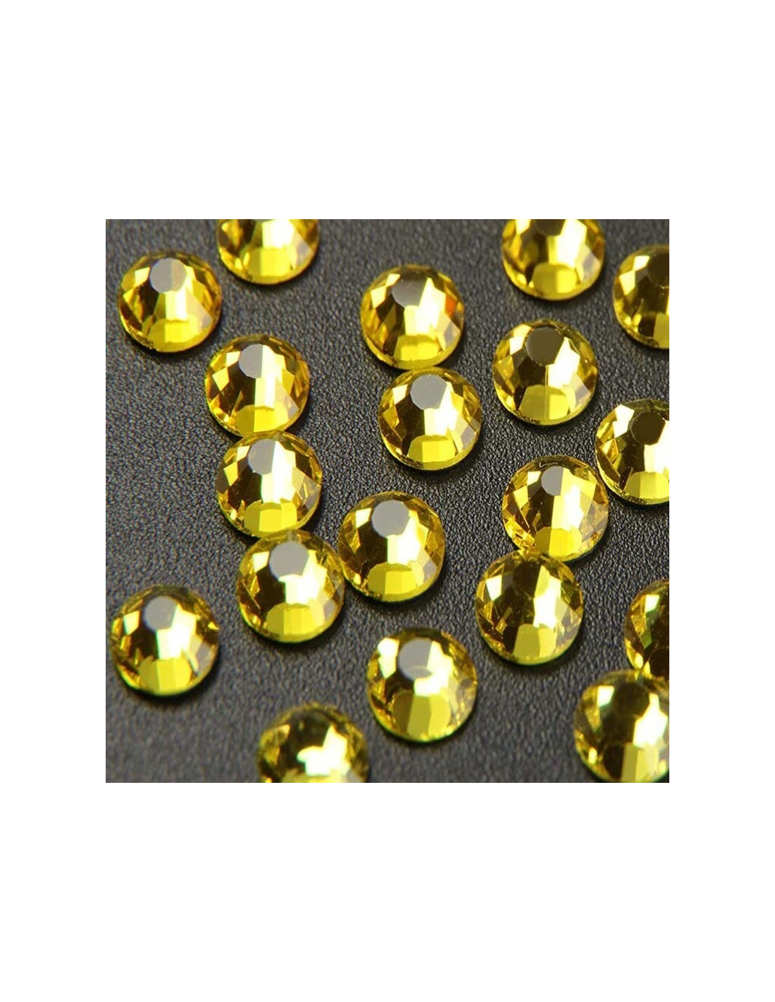Rhinestones Hotfix Strass GT Crystal Termoadesivo ss 30 Citrine - 144PZ