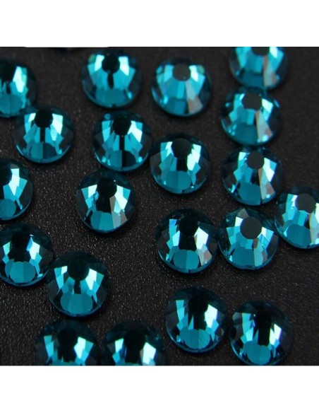 Strass  rhinestones GT Crystal Termoadesivi hotfix ss 30 Indicolite - 144PZ