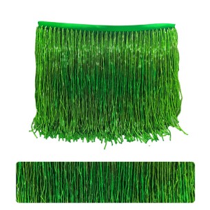 Frange da cucire a Cannette Light Emerald pacco - 1MT. 2