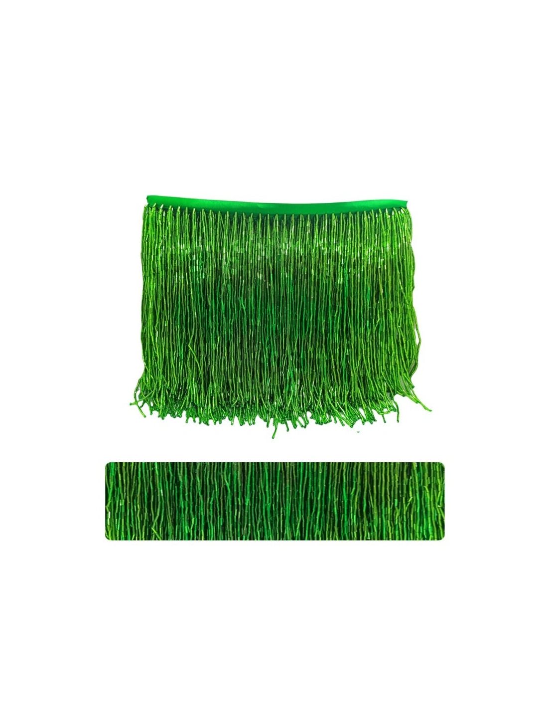 Fringes Sewing Bugle Light Siam Pack - 1MT. - Fringes and Feathers