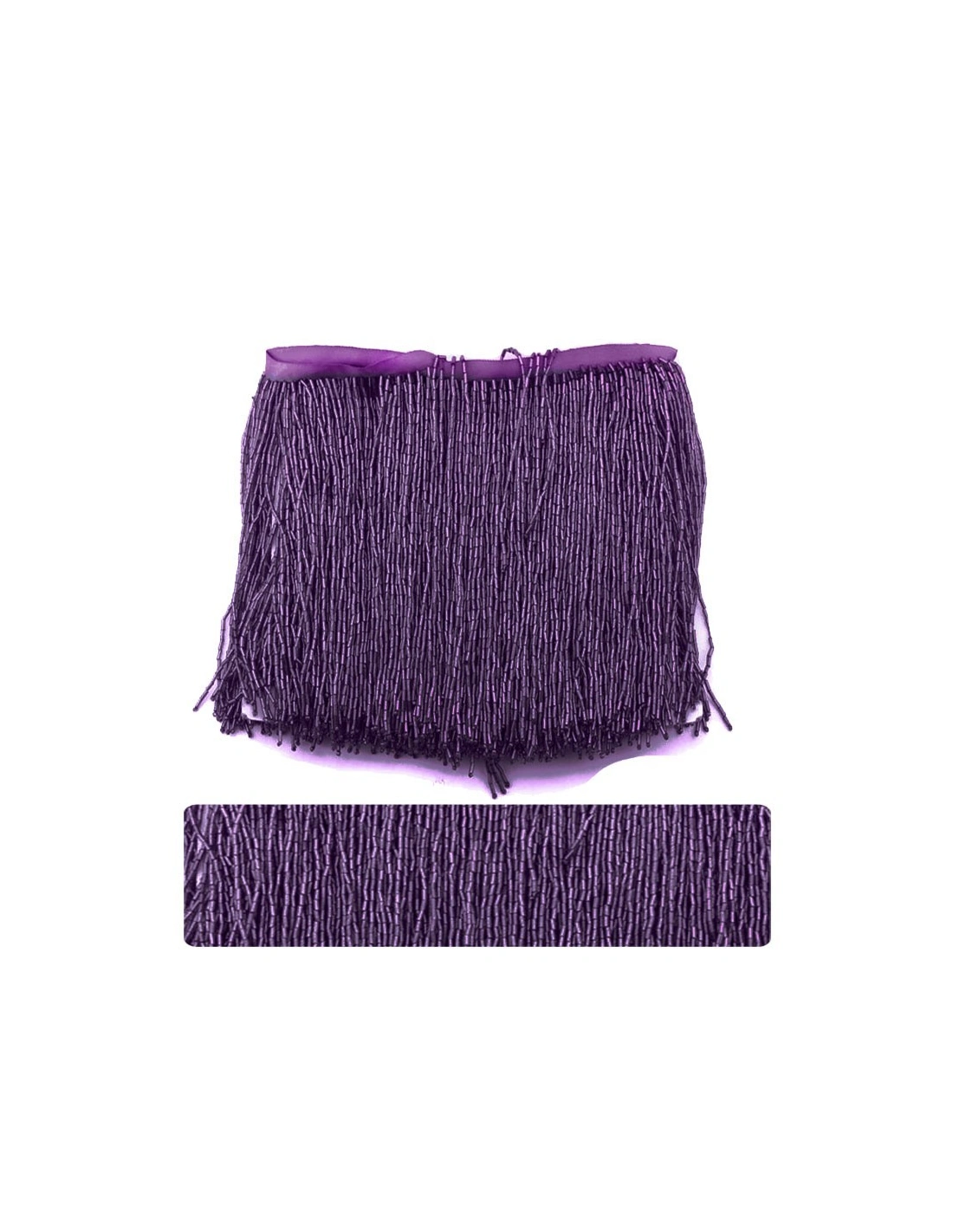 Fringes Sewing Bugle Light Siam Pack - 1MT. - Fringes and Feathers