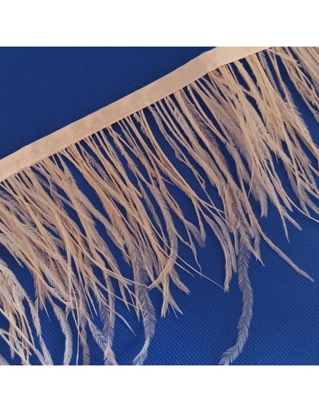 Fringe Sewing Black Ostrich Feathers  Pack - 1MT. - Fringes and Feathers