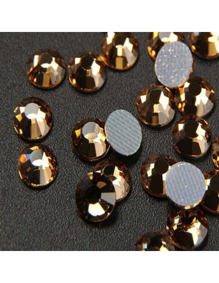 Strass Rhinestones  GT Crystal Termoadesivi Hotfix ss 10 Light Colorado Topaz - 144PZ