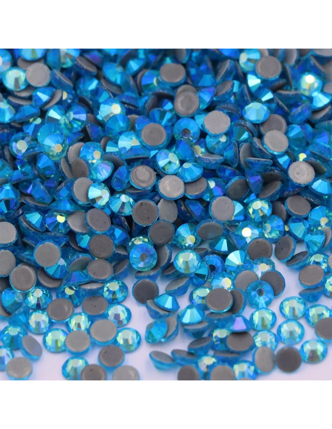 Strass GT Crystal Termoadesivo ss 20  Aquamarine ab - 144PZ  Rhinestones Hotfix