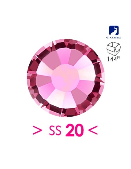 Rhinestones Gt Crystal Hotfix  ss 20 Fuchsia - 144 pcs - Hotfix Strass