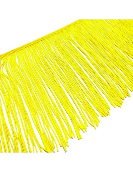 Frangia in tessuto Tripolino cm 15 Giallo - Pacco 1 mt.
