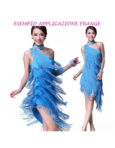 Tripolino Fringe cm 15 Turquoise - Pack of 1 mt.