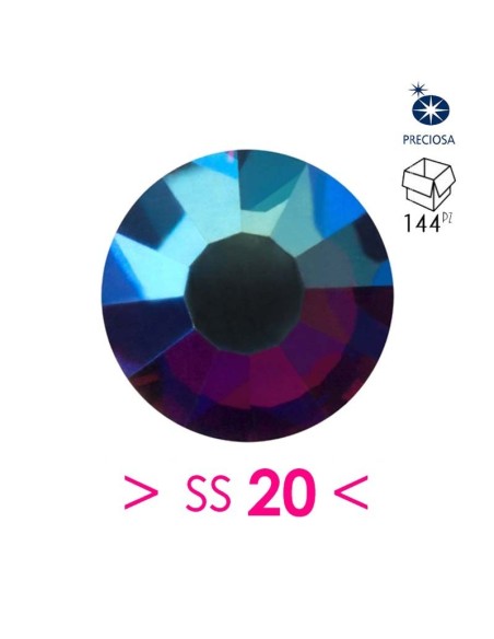 Preciosa Strass Rhinestones Termoadesivi Hotfix ss 20 Garnet AB - 144PZ