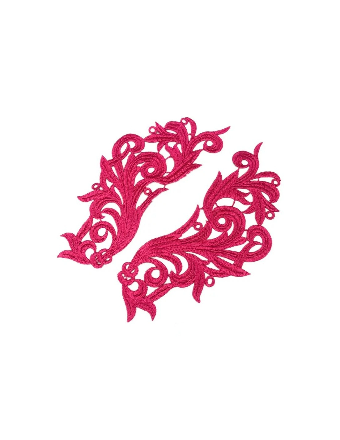 Application embroidered fabric Gold 18x5 cm - 1PA - Applications for Leotards and Dresses