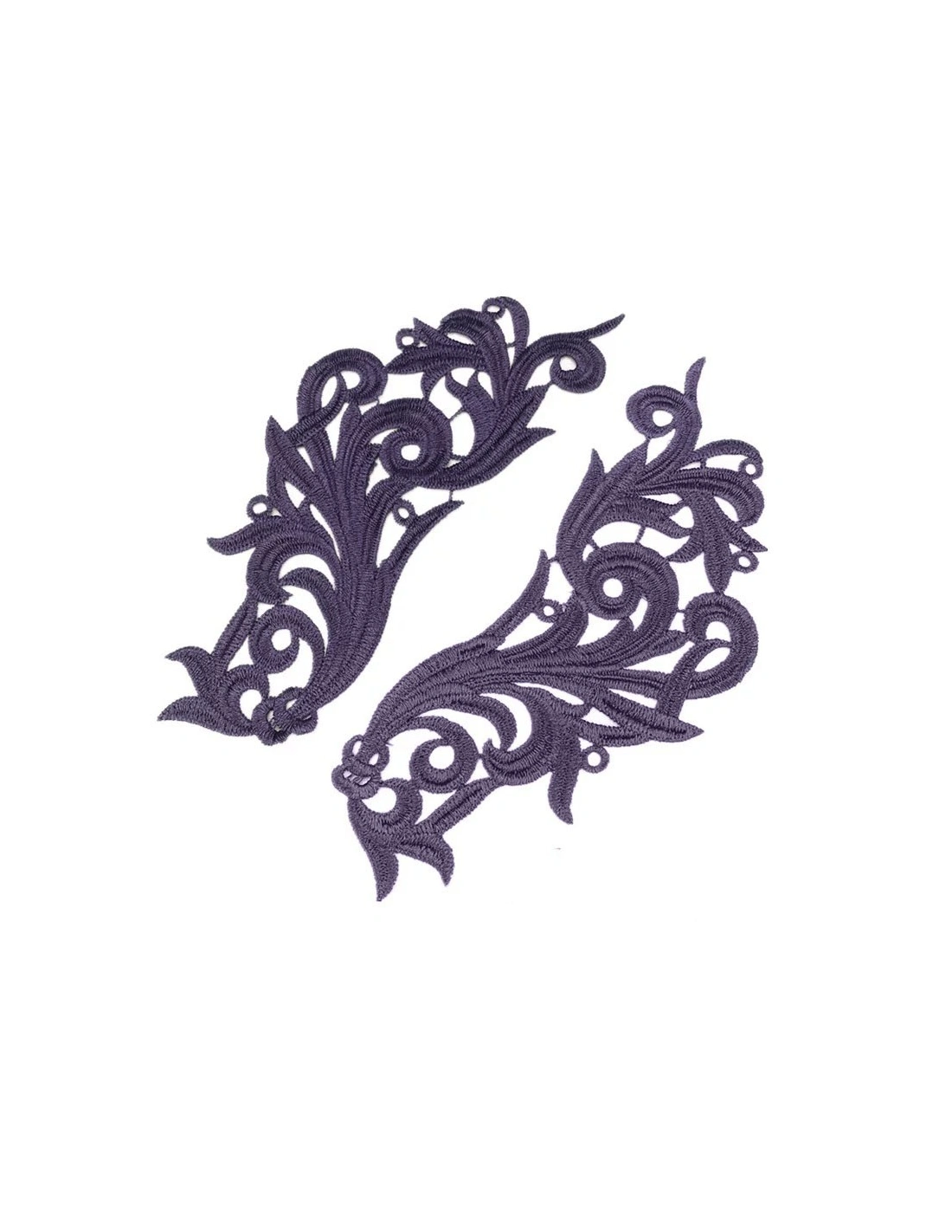 Application embroidered fabric Gold 18x5 cm - 1PA - Applications for Leotards and Dresses