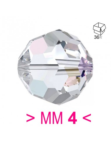 Sfera in Cristallo mm 4 Crystal AB - 36PZ