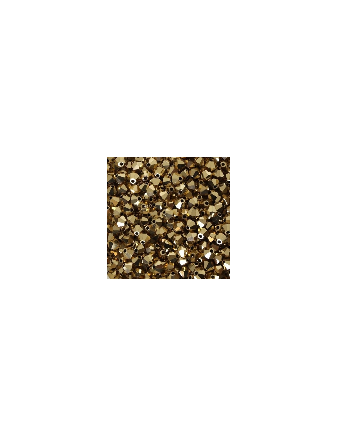 Bicone Preciosa mm 4 Aurum - 144Pcs - Biconi