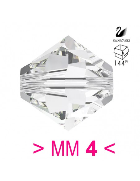 Bicono Swarovski mm 4 Crystal - 144PZ Bicono Swarovski mm 4 Crystal - 144PZ