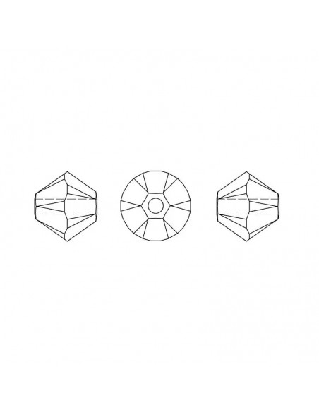 Bicono Swarovski mm 4 Crystal - 144PZ Bicono Swarovski mm 4 Crystal - 144PZ