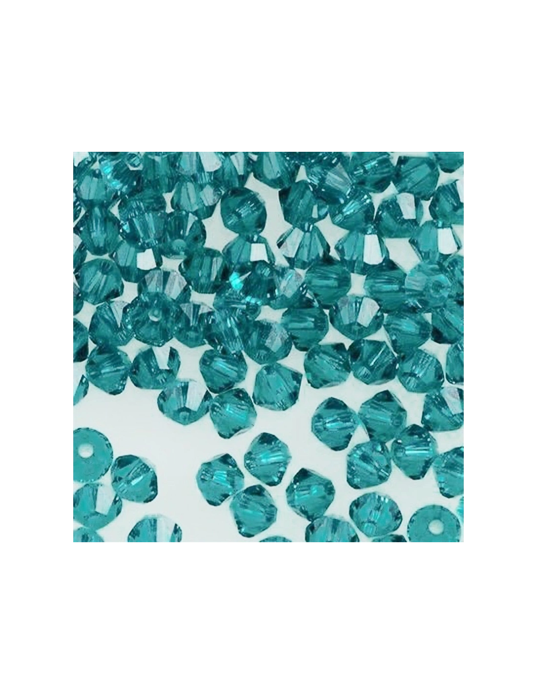 Bicono Swarovski mm 4 Blue Zircon - 144PZ