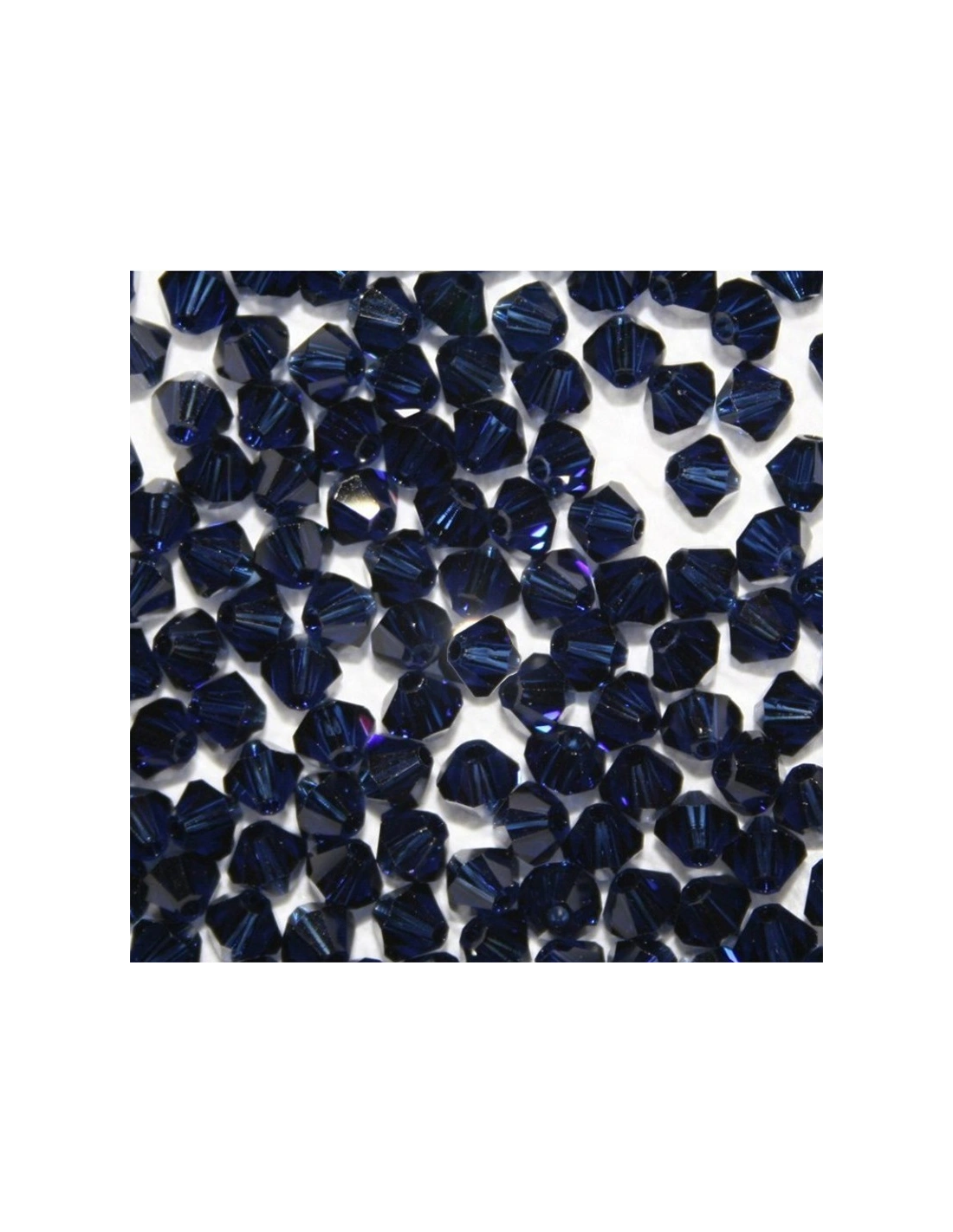 Bicone Swarovski mm 4 Dark Indigo -  144 pcs - Biconi