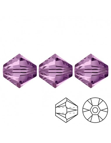 Bicono Swarovski mm 4 Lt. Amethyst - 144PZ Bicono Swarovski mm 4 Lt. Amethyst - 144PZ