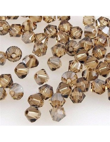 Bicone Swarovski mm 4 Lt. Col. Topaz... Bicone Swarovski mm 4 Lt. Col. Topaz...