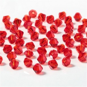 Bicono Swarovski mm 4 Lt. Siam - 144PZ 2